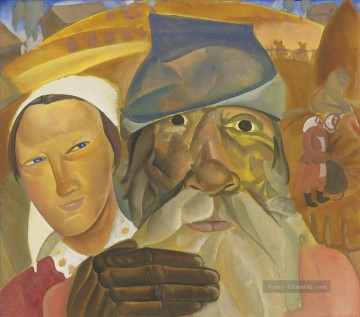  Dmitrijewitsch Malerei - GESICHTER VON RUSSLAND VON 1923 Boris Dmitrijewitsch Grigorjew
